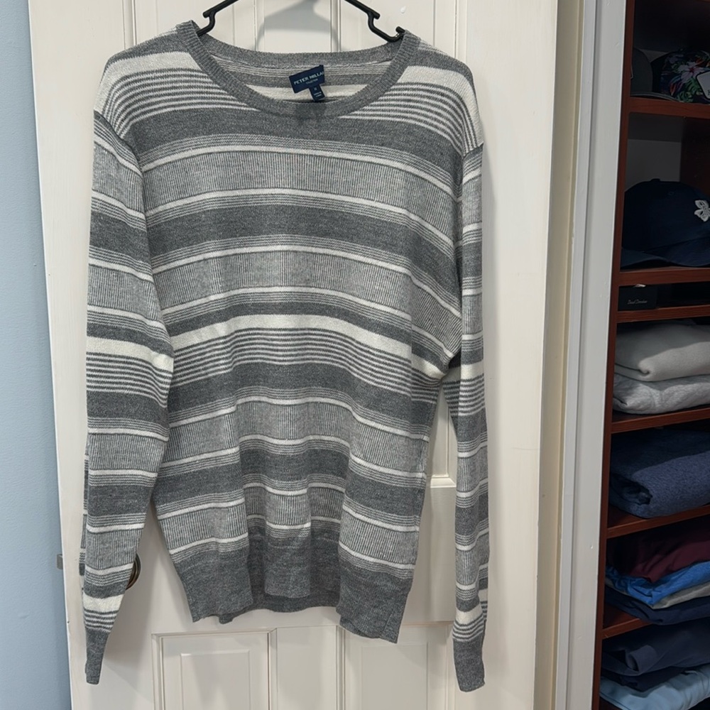Peter Millar Striped Sweater NWOT